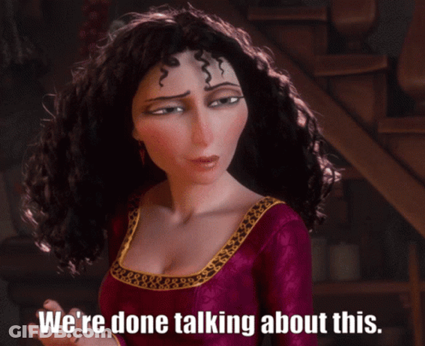 I Said Good Day Tangled Gothel GIF