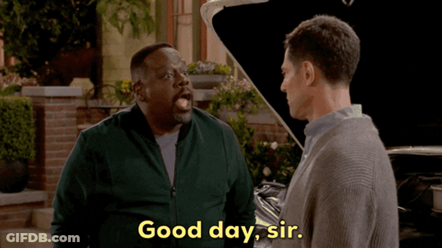 I Said Good Day The Neighborhood Calvin Butler GIF