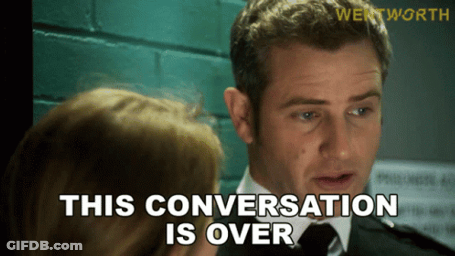 I Said Good Day Wentworth Jake Stewart GIF