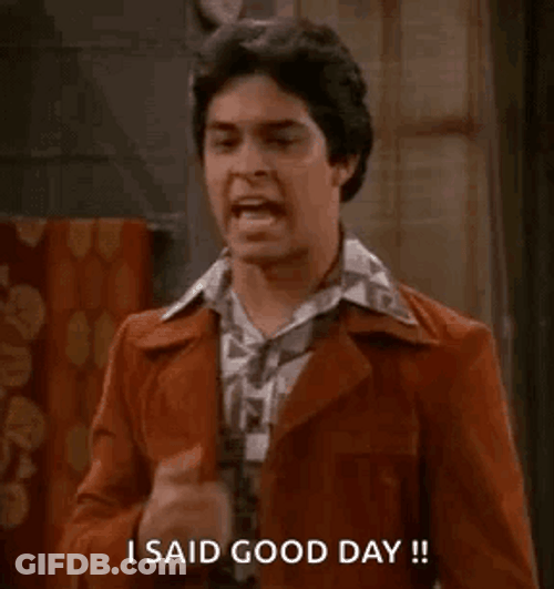 I Said Good Day Wilmer Valderrama GIF