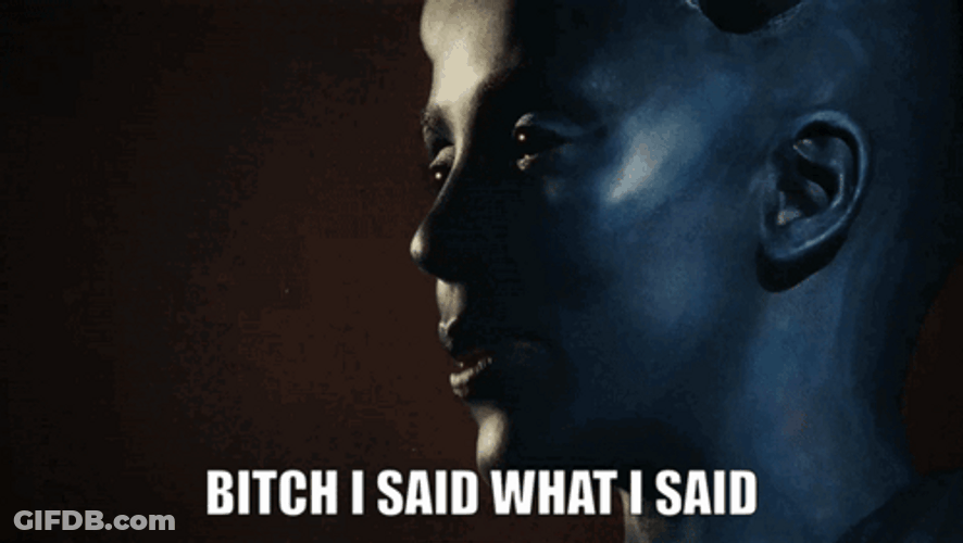 I Said What I Said Really GIF