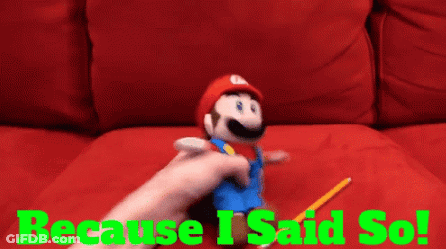 I Said What I Said Super Mario GIF