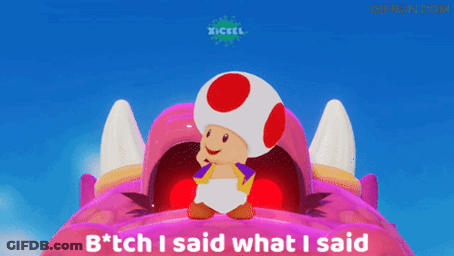 I Said What I Said Toad Dancing GIF