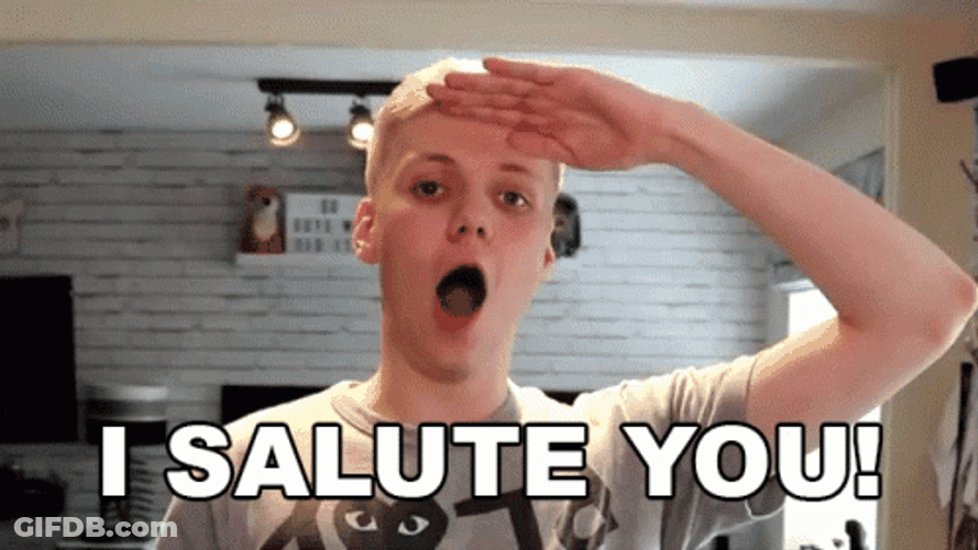 I Salute You Meme GIF