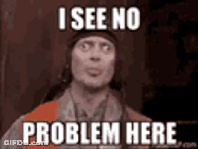 I See No Problem Here Steve Buscemi Crossed Eyed GIF