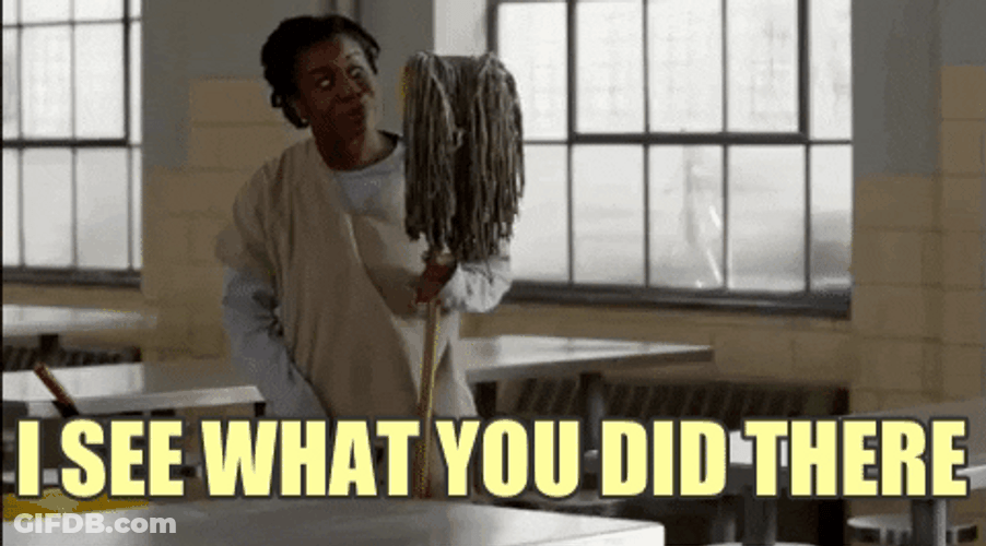 I See What You Did There Janitor Man GIF