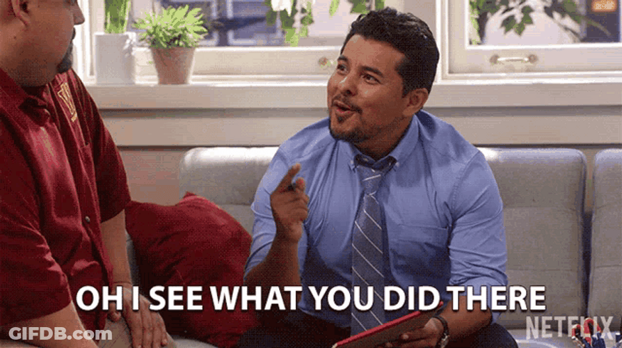 I See What You Did There Mr. Iglesias GIF