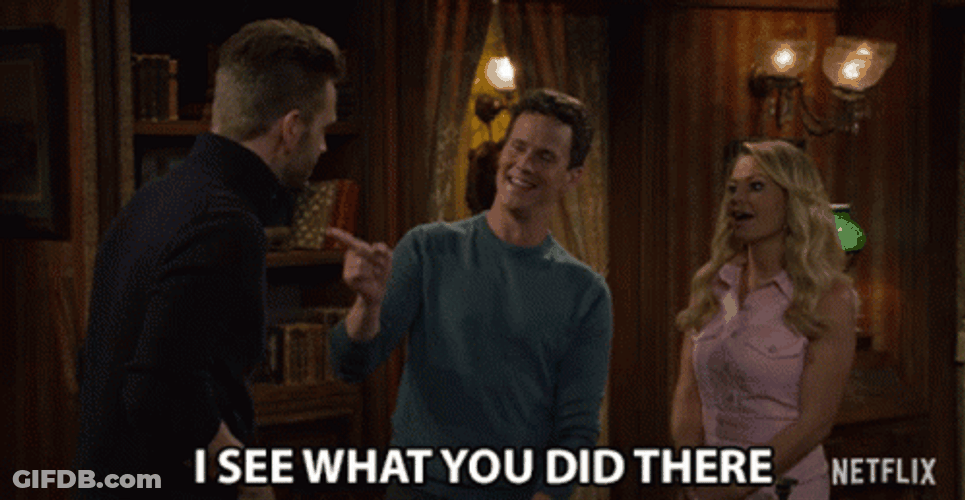 I See What You Did There Scott Weinger GIF