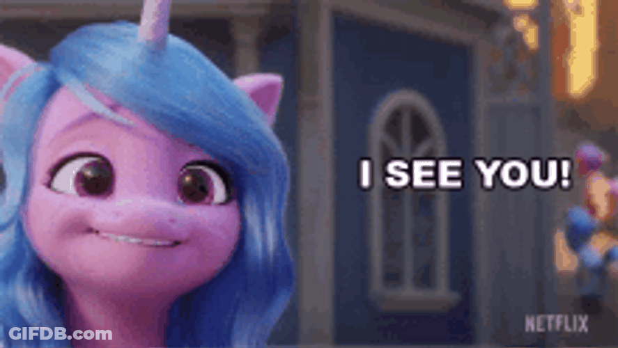 I See You My Little Pony Izzy GIF