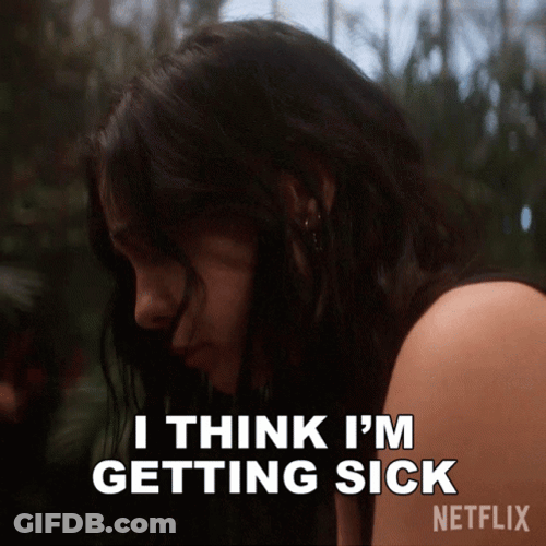 I Think Im Getting Sick Rosa Salazar GIF