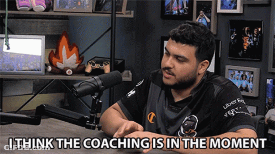I Think The Coaching Is In The Moment GIF