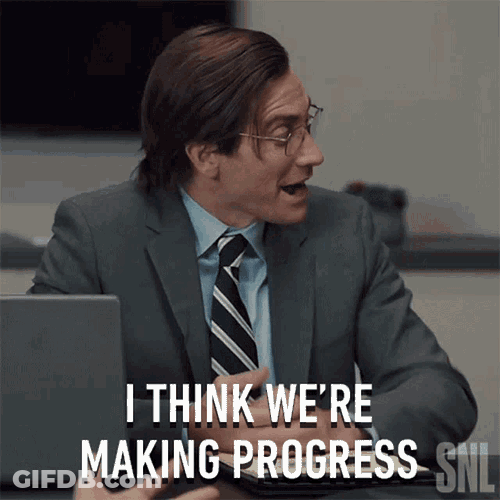 I Think Were Making Progress Jake Gyllenhaal GIF