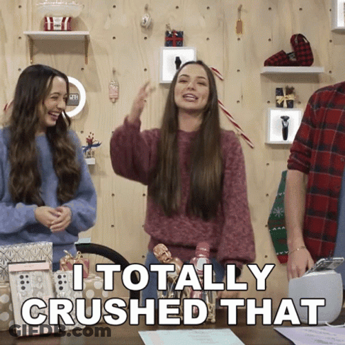 I Totally Crushed It That GIF