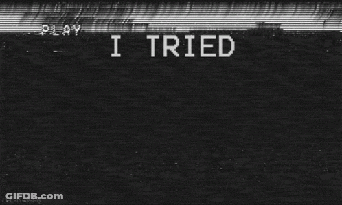 I Tried I Tried GIF