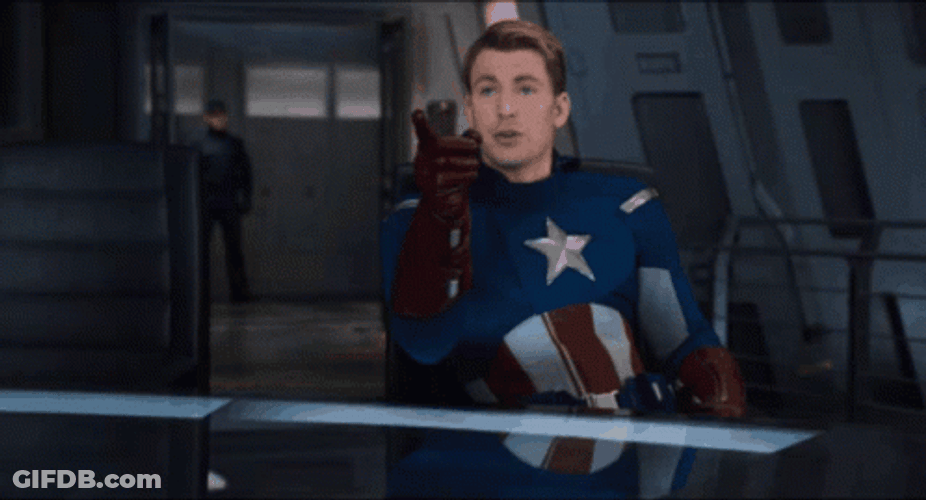 I Understood That Reference Captain America Avengers GIF