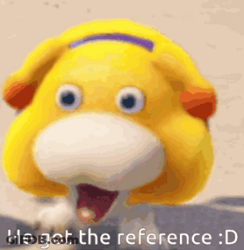 I Understood That Reference Excited Yellow Puppy GIF