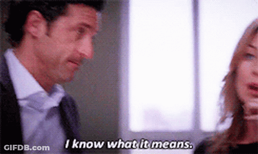I Understood That Reference Meredith Grey GIF