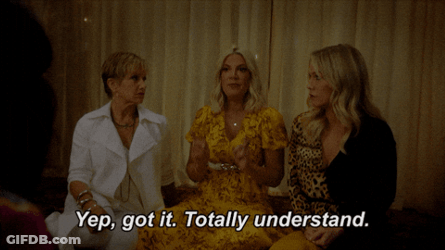 I Understood That Reference Tori Spelling GIF