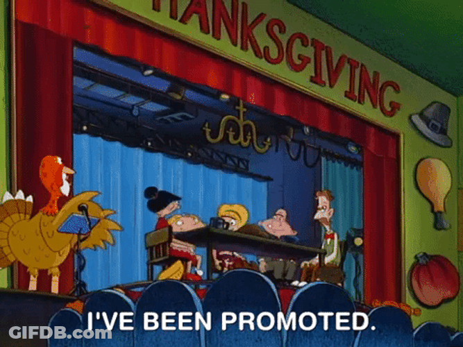 I've Been Promoted Hey Arnold Cartoon GIF