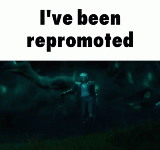 I've Been Promoted Repromoted Laser Sword GIF