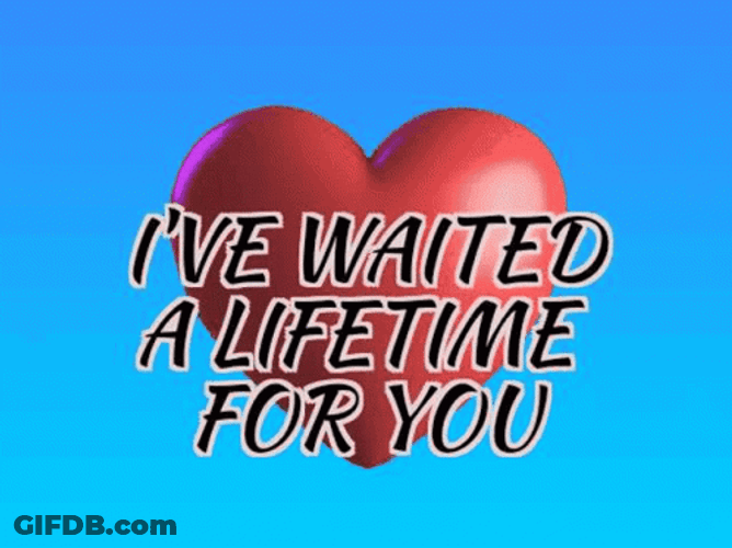 I've Waited A Lifetime For You True Love GIF