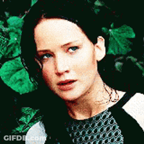 I Volunteer As Tribute Hunger Games Look Up GIF