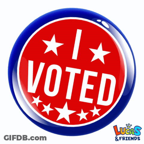I Voted Button GIF