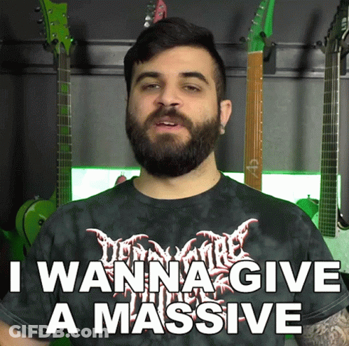 I Wanna Give A Massive Thank You Andrew Baena GIF