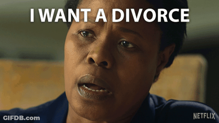 I Want A Divorce Nthati Moshesh GIF