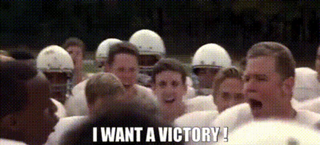 I Want A Victory Football GIF