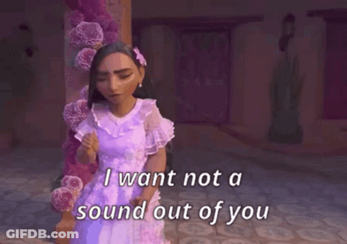 I Want Not A Sound GIF