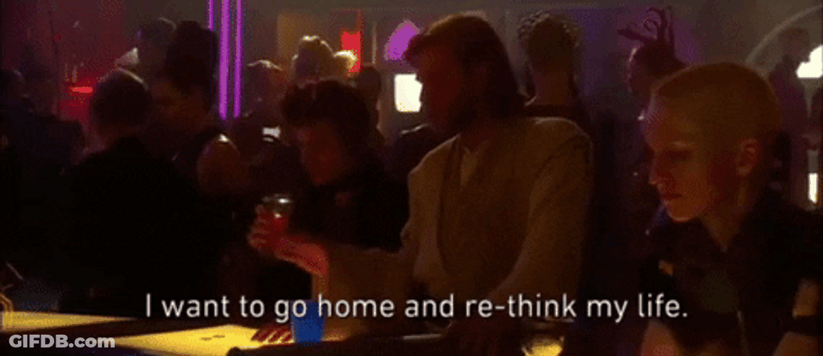 I Want To Go Home And Re Think My Life GIF