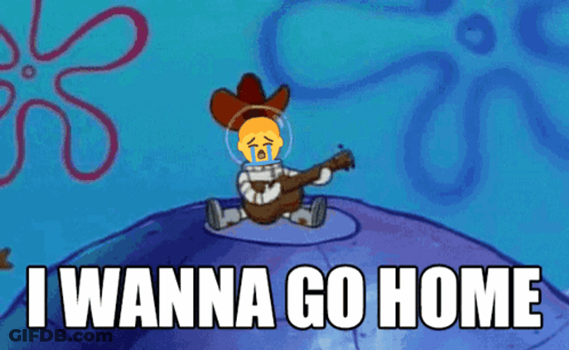 I Want To Go Home Crying While Playing Guitar GIF
