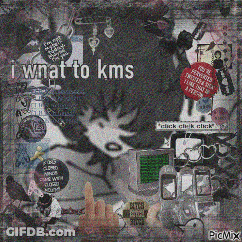 I Want To KMS Collage GIF