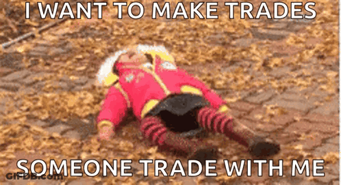 I Want To Make Trades Someone Trade With Me Child Laying On Ground GIF
