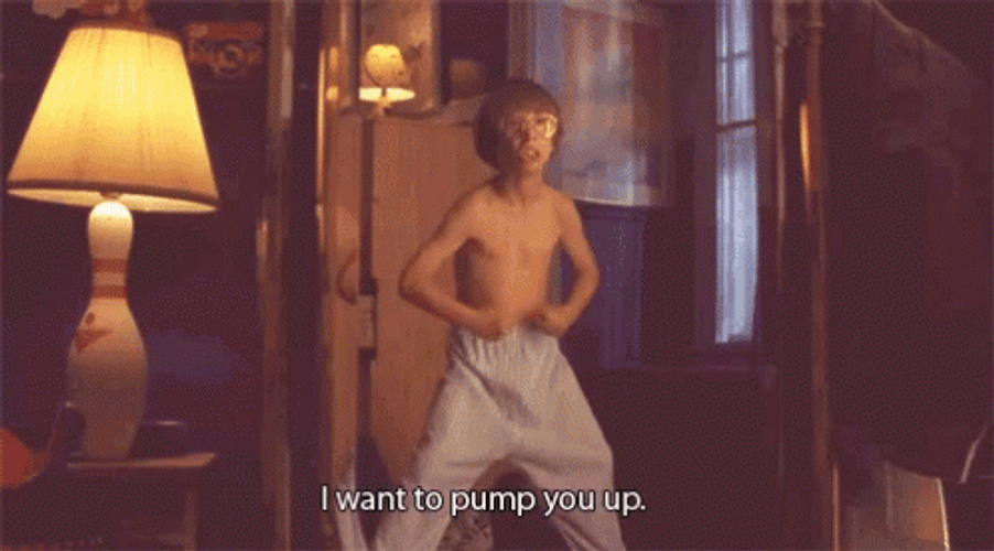 I Want To Pump You Up Little Boy GIF