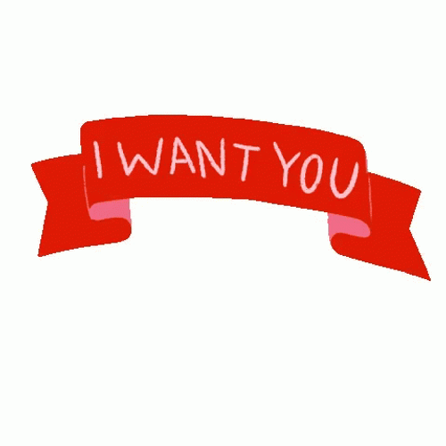 I Want You Banner GIF