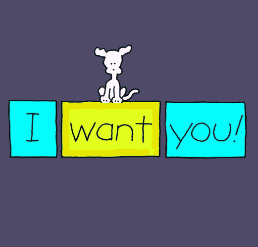 I Want You Cute Chippy GIF