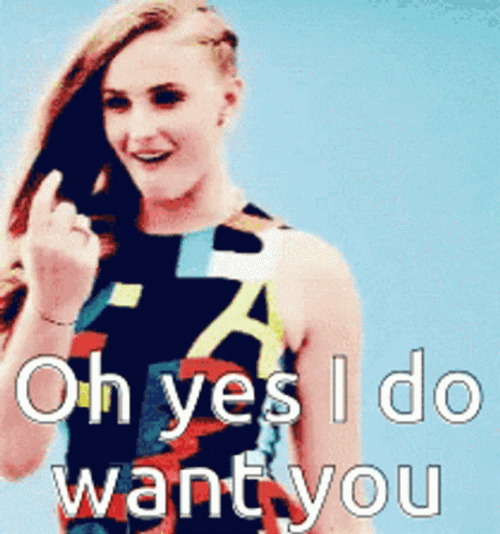 I Want You Sophie Turner GIF