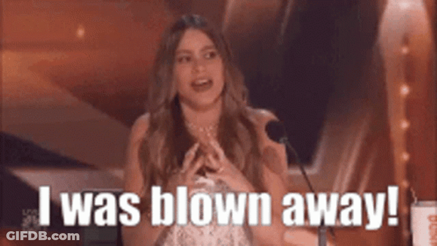 I Was Blown Away Sofia Vergara GIF