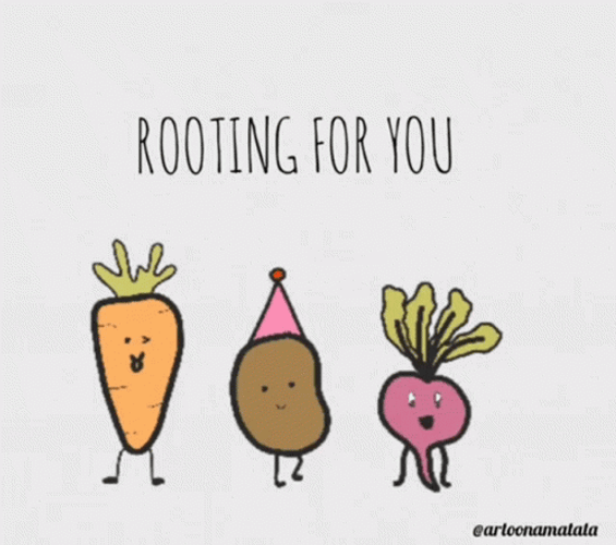 I Was Rooting For You Animated Cute Potato Verve GIF