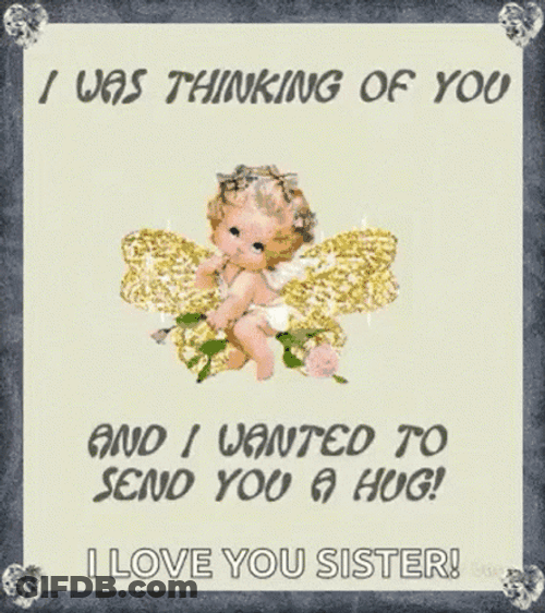 I Was Thinking Of You Sister Angel GIF