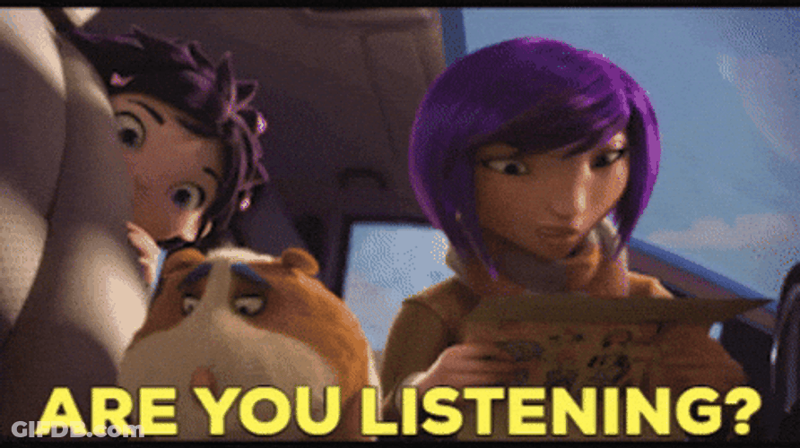 I Will Not Be Ignored Animal Crackers GIF