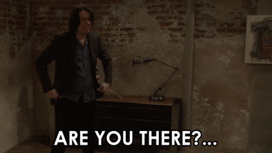 I Will Not Be Ignored Are You There GIF