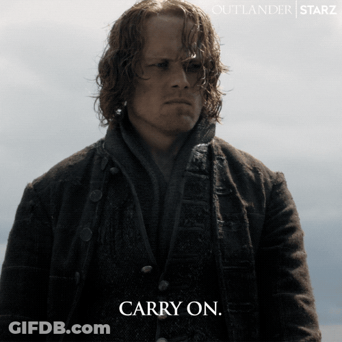 I Will Not Be Ignored Carry On Sam Heughan GIF