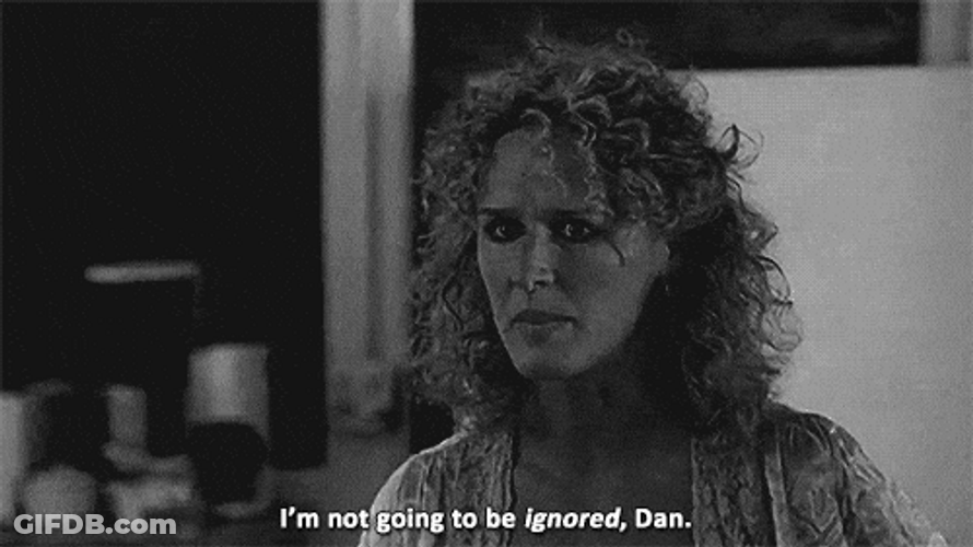 I Will Not Be Ignored Dan Alex Forrest GIF