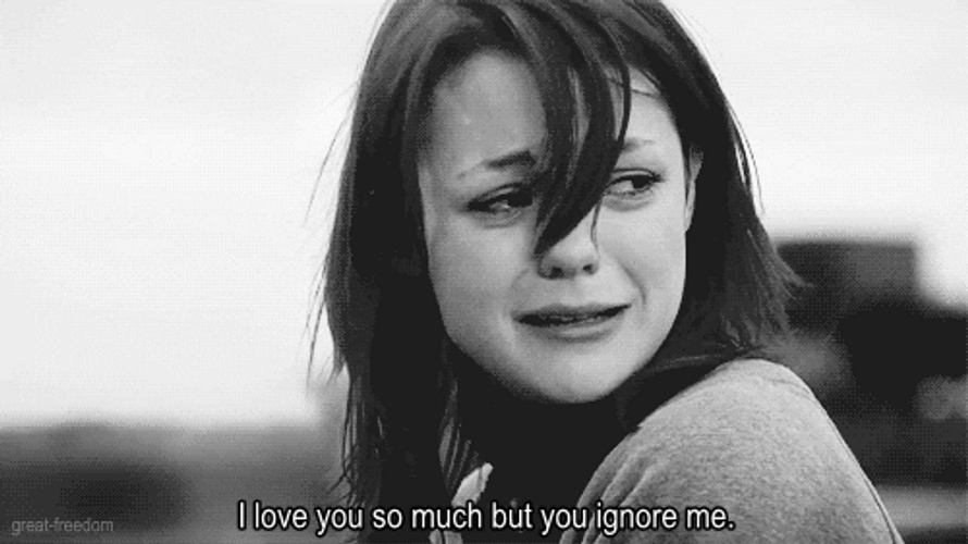 I Will Not Be Ignored I Said To Myself GIF