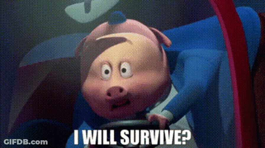 I Will Survive Master Runt Chicken Little GIF