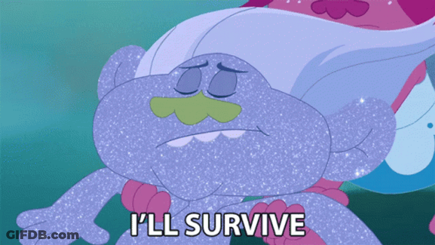 I Will Survive Trolls Diamond GIF