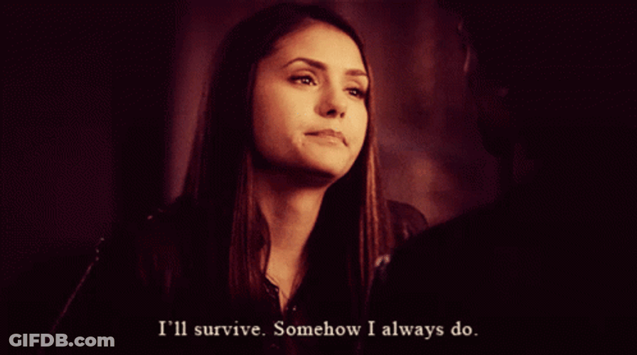 I Will Survive Vampire Diaries Elena Gilbert GIF
